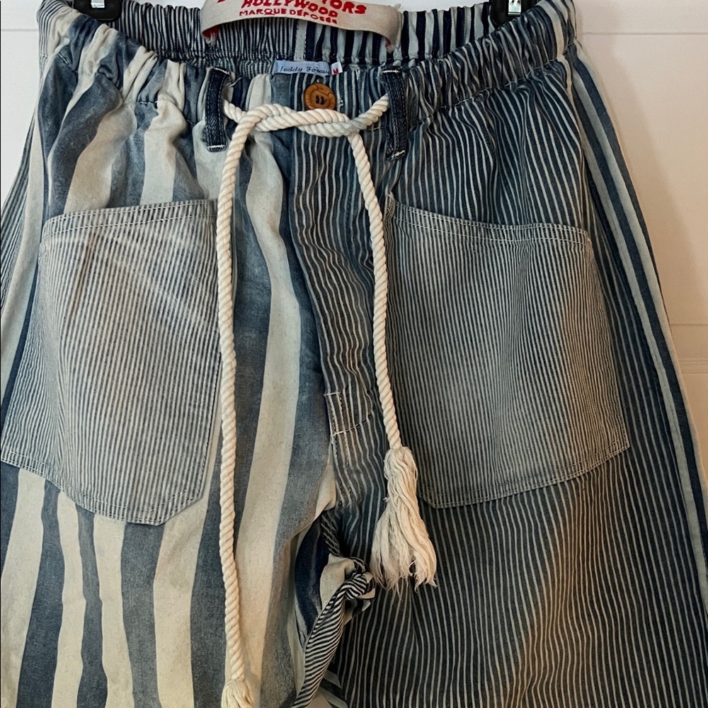 Striped Blue Jeans